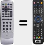 Comando à distância substituto de RCT30100UNB (21111810)