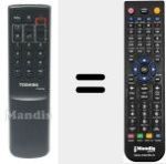 Comando &agrave; dist&acirc;ncia substituto de CT-9736 (23120954)