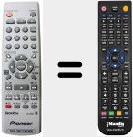 Comando &agrave; dist&acirc;ncia substituto de VXX2983