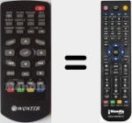 Comando &agrave; dist&acirc;ncia substituto de ICUBE760