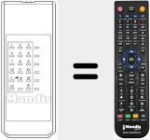 Comando à distância substituto de REMCON1159