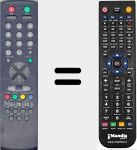 Comando &agrave; dist&acirc;ncia substituto de RC 2040 (00003711)