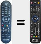 Comando à distância substituto de 3139 238 17801