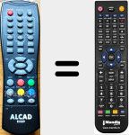 Comando &agrave; dist&acirc;ncia substituto de RT-009