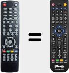 Comando à distância substituto de REMCON884