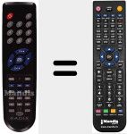 Comando &agrave; dist&acirc;ncia substituto de REMCON053