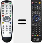 Comando à distância substituto de SD-200