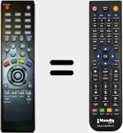 Comando &agrave; dist&acirc;ncia substituto de SD3700