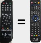 Comando &agrave; dist&acirc;ncia substituto de TDT Apolo