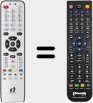 Comando &agrave; dist&acirc;ncia substituto de IDL6651N