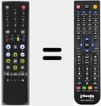 Comando &agrave; dist&acirc;ncia substituto de RC662