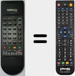 Comando &agrave; dist&acirc;ncia substituto de RC0861