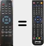 Comando &agrave; dist&acirc;ncia substituto de DR 9100 CI