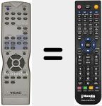 Comando &agrave; dist&acirc;ncia substituto de RC 880