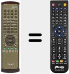 Comando &agrave; dist&acirc;ncia substituto de RC 887