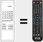 Comando &agrave; dist&acirc;ncia substituto de RC0405 D2MACDEC