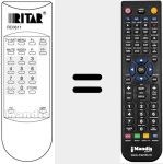 Comando &agrave; dist&acirc;ncia substituto de RC0611