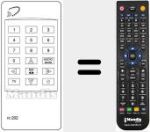 Comando &agrave; dist&acirc;ncia substituto de RC202
