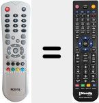 Comando &agrave; dist&acirc;ncia substituto de RCX115