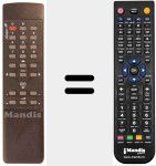 Comando &agrave; dist&acirc;ncia substituto de REMCON005