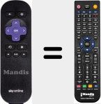 Comando &agrave; dist&acirc;ncia substituto de SkyOnline