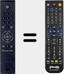 Comando &agrave; dist&acirc;ncia substituto de RC101