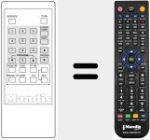 Comando à distância substituto de REMCON093