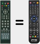 Comando &agrave; dist&acirc;ncia substituto de RC08F