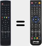 Comando à distância substituto de D80002107