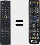 Comando à distância substituto de D80002207