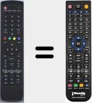 Comando à distância substituto de D80002407