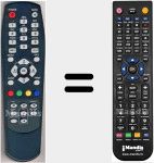 Comando &agrave; dist&acirc;ncia substituto de LRCS01U