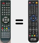 Comando &agrave; dist&acirc;ncia substituto de RC52EVO