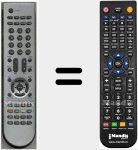 Comando à distância substituto de DVT1901