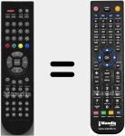 Comando &agrave; dist&acirc;ncia substituto de FTV19N8DVD