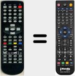 Comando &agrave; dist&acirc;ncia substituto de LDVD1535