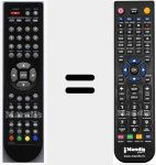 Comando &agrave; dist&acirc;ncia substituto de RC156IMAGINE