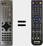 Comando &agrave; dist&acirc;ncia substituto de EUR7722XH0