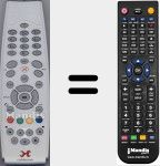 Comando à distância substituto de Cablecom (RC39870R00)