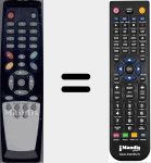 Comando &agrave; dist&acirc;ncia substituto de CCI-5110E