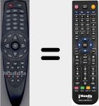 Comando à distância substituto de CCR682