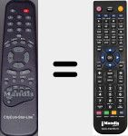 Comando à distância substituto de CCS170