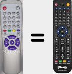 Comando &agrave; dist&acirc;ncia substituto de DSF5LRC