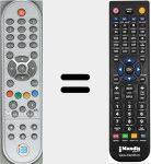 Comando &agrave; dist&acirc;ncia substituto de IR RC 37