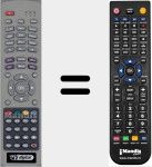 Comando à distância substituto de RCU 018