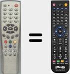 Comando &agrave; dist&acirc;ncia substituto de M 5