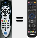 Comando à distância substituto de Nbox001