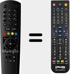 Comando à distância substituto de NetBox Madison