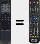 Comando à distância substituto de Pace004