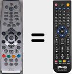 Comando à distância substituto de Pace007